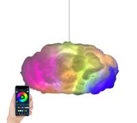 Moxeupon Lámpara Led Nube | Luz de Nube Flotante Caricaturesca para Techo de Dormitorio,Iluminación y Decoración Multifuncional para Guardería, Habitación Infantil, Adultos, Adolescentes y
