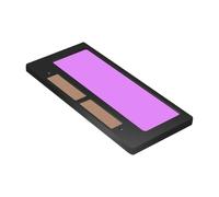 Moxeupon Lente de protección automática para soldadura, oscurecimiento automático, de soldadura en color real, piezas de repuesto de colores reales ajustables, cuidado automático del casco