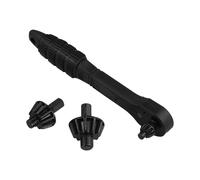 Moxeupon Llave De Mandril Para Taladro Con Trinquete,2 En 1 Llave De Carraca Para Mandril De Taladro - Accesorios Antideslizantes de Doble Cabeza para Desatascar Herramientas Eléctricas