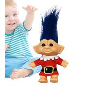 Moxeupon Muñeca Troll,Figuras De Acción Navideñas | Decoración Coleccionable de Fiestas, Figuras para Estantería, Adorno Decorativo Retro para Escritorio o Librería