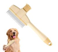 Moxeupon Peine antipulgas para mascotas | Eliminador de pulgas para perros y cepillo de contra la caída del cabello, removedor de garrapatas suave accesorios para mascotas, herramienta de cuidado
