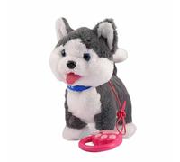 Moxeupon Perro Robótico, Mascota Robotica Interactiva con Mando Y Musica, Cachorro de Peluche Interactivo Realista con Voz, para Familia Niños y Niñas Interior y Exterior Decoración Hogar y Compañero