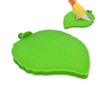 Moxeupon Posadero para Loros - Barras De Ejercicio con De Hojas para Loros | Suministros para Mascotas, Posadero De Ejercicio para Afilado De Garras De Guacamayos, Gorriones, Periquitos, Cotorras Y