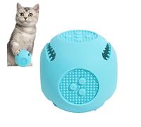 Moxeupon Trate la Bola de distribución, el Globo del del Perro - Puppy Interactive Slow Feeder Treat Toy - Puzzle de distribución de Alimentos portátil, Masticar Perro Teether para Hacer