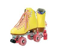 Moxi Skates - Beach Bunny - Patines de Ruedas de Moda para Mujer | Limonada De Fresa | Talla 7
