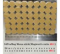 Moxibustión Artemisa,Barras de Moxa Natural Palitos de moxa for masaje de puntos de acupuntura meridianos calientes, terapia con ajenjo, rollos de moxibustión, atención médica china(40:1)
