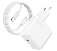 Moxie, MacBook USB C Adaptador de carga USB C de 30 W + Cable USB C de 1,7 m