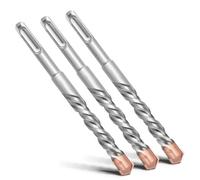 MOXPIFY 3 brocas SDS Plus de 14 x 160 mm con doble hélice, para hormigón, piedra, piedra natural