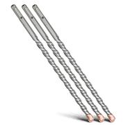 MOXPIFY 3 brocas SDS Plus de 16 x 210 mm con doble hélice, para hormigón, piedra, piedra natural