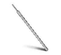 MOXPIFY Broca SDS Plus 22 x 410 mm, broca para hormigón con 4 cortes de carburo de tungsteno y doble hélice, martillo perforador para hormigón, piedra, piedra natural