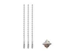 MOXPIFY Broca SDS Plus de 3 piezas, 8 x 310 mm, broca para hormigón con 4 cortes de metal duro y doble hélice para hormigón y mampostería