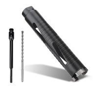 MOXPIFY Juego de brocas de núcleo de diamante de 38 mm x 170 mm de largo con vástago SDS Plus de 240 mm. Para ser utilizado en hormigón, mampostería, ladrillo, piedra, granito.