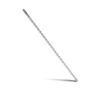 MOXPIFY SDS Plus - Broca para hormigón, 10 x 500 mm, con 4 puntas de metal duro y doble rosca, para hormigón, piedra, piedra natural