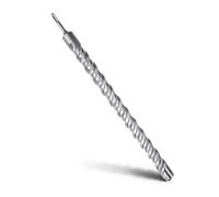 MOXPIFY SDS Plus - Broca para hormigón (38 x 500 mm, 4 cortes de metal duro y doble hélice, para hormigón, piedra, piedra natural)