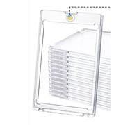 MOXYOY Soporte magnético para tarjetas, protector de tarjetas de intercambio de acrílico, almacenamiento de tarjetas de juego