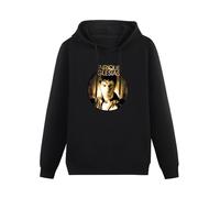 MOYANSHUHUA Enrique Iglesias Printed Printing Graphic Mens Sweatshirts Unisex Black Hooded L
