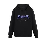MOYANSHUHUA Fairlight When Dreams Come True Printing Graphic Mens Sweatshirts Unisex Black Hooded S