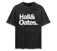 MOYANSHUHUA Hall and Oats Questlove Def Jimmy Fallon Jam Justin Roots Retro Unisex T-Shirt Mens Black Men Tees S