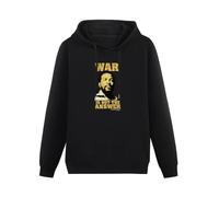 MOYANSHUHUA Marvin Gaye War Printing Graphic Mens Sweatshirts Unisex Black Hooded L