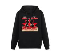 MOYANSHUHUA Marvin Hagler Vs Sugar Ray Leonard Retro 80S Boxing Fight Printing Graphic Mens Sweatshirts Unisex Black Hooded M