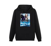 MOYANSHUHUA Master and Commander Movie Poster Printing Graphic Mens Sweatshirts Unisex Black Hooded L