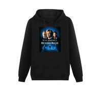 MOYANSHUHUA Meet Joe Black Poster 1988 Brad Pitt DTG Printing Graphic Mens Sweatshirts Unisex Black Hooded XXL