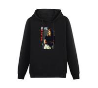 MOYANSHUHUA Michael Bolton Vintage Printing Graphic Mens Sweatshirts Unisex Black Hooded XXL