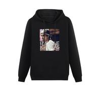 MOYANSHUHUA Michael K Hazzard Enrique Iglesias Printing Graphic Mens Sweatshirts Unisex Black Hooded XL