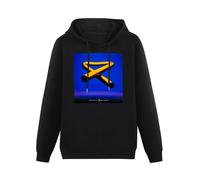 MOYANSHUHUA Mike Oldfield 1970S Tubular Bells Printing Graphic Mens Sweatshirts Unisex Black Hooded XXL