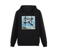 MOYANSHUHUA Mike Oldfield Tubular Bells Printing Graphic Mens Sweatshirts Unisex Black Hooded S