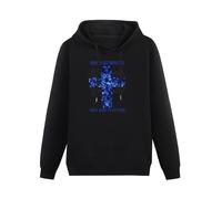MOYANSHUHUA Mindless Self Indulgence Printing Graphic Mens Sweatshirts Unisex Black Hooded XXL