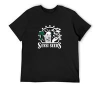 MOYANSHUHUA Sensi Seeds Weed Ganja Marijuana Unisex T-Shirt Mens Black Men Tees XXL