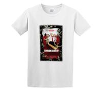 MOYANSHUHUA Shaun of The Dead Poster Graphic Cotton Unisex T-Shirt Mens White Men Tees 3XL