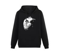 MOYANSHUHUA The Exorcist Regan Demon Face Printing Graphic Mens Sweatshirts Unisex Black Hooded XL