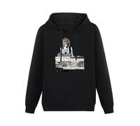 MOYANSHUHUA The Ghosts of Highway 20 Lucinda Williams Printing Graphic Mens Sweatshirts Unisex Black Hooded XL