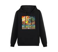 MOYANSHUHUA The Incredible String Band The 5000 Spirits Or The Layers of The Onion Printing Graphic Mens Sweatshirts Unisex Black Hooded XL