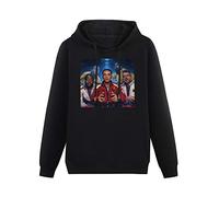 MOYANSHUHUA The Incredible True Story Logic Printing Graphic Mens Sweatshirts Unisex Black Hooded 3XL