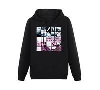 MOYANSHUHUA The Jam Sound Affects Printing Graphic Mens Sweatshirts Unisex Black Hooded M