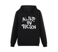 MOYANSHUHUA The Last Man On Earth Alive In Tucson TV Show Printing Graphic Mens Sweatshirts Unisex Black Hooded XL