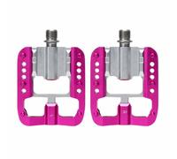 Moyeetings Pedal Plegable con Cuerpo Aleación Aluminio Compacto Pedales Base Hueca Reflectante para Lúdico, Desplazamiento Diario