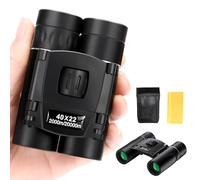 MoYinG Prismáticos de bolsillo compactos de 40 x 22 pulgadas para adultos y niños, prismáticos plegables ligeros, prisma BAK-4, telescopio de lente FMC impermeable, accesorios de fotografía al aire libre, viajes, exploración, caza, regalo