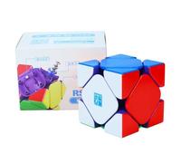 MoYu RS Skewb Cubo magnético de velocidad | Tecnología MagLev, compresión ajustable y acabado esmerilado | Fuerte magnetismo y rompecabezas de giro rápido