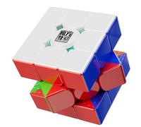Moyu RS3M V5 SE SpeedCube 3x3 Cubo Magnético Profesional, Cubo Mágico 3x3x3 sin Pegatinas con Sistema de Doble Ajuste, Puzzle para Adultos y Niños