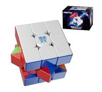 Moyu WRM V10 Maglev SpeedCube, 100 Magnets Magnetic Magic 3x3 Puzzle Cube, Ideal para Entrenamiento de Competición y Regalos de Cumpleaños (Versión Ball-Core Maglev UV)
