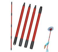 MOYWYCNO Mango giratorio de repuesto compatible con Vileda Spin Turbo/Turbo Smart/EasyWring, barra de fregona ajustable de cuatro secciones solo para limpiar suelos