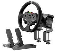 MOZA Paquete Racing R3 - Configuración compacta de simulador de carreras con distancia entre ejes y pedales de alta precisión - Ideal para principiantes e intermedios Sim Racers
