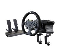 MOZA R5 - Juego de simulador de carreras de 5.5 Nm, distancia entre ejes de transmisión directa, inmejorable, rígido y duradero, rueda de carreras ES de 11 pulgadas, pedal dual SR-P Lite y abrazadera
