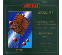 Mozart: 3 Concertos for Flute, Harp & Orchestra; Horn Concerto (2 Discs Set)