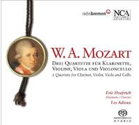 Mozart - 3 Quartets for Clarinet Violin Viola & Cello by Mozart (2010-02-23)