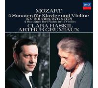 MOZART - 4 Sonates für Klavier und Violine (Haskil, Grumiax)